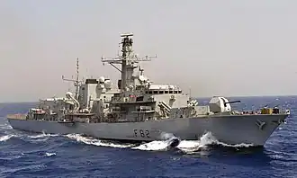 illustration de HMS Somerset (F82)