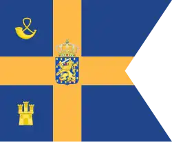 Étendard de la reine Máxima des Pays-Bas.