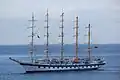 Le Royal Clipper au mouillage en Martinique