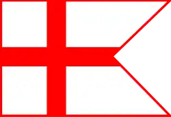 Drapeau du roi Ramire Ier des Asturies.
