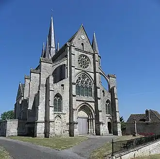 Façade occidentale de l'édifice.