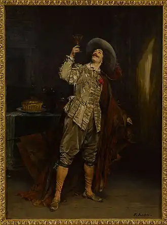 Don César de Bazan, toile de Ferdinand Roybet, vers 1903, Paris, maison de Victor Hugo.
