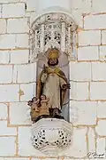 Bois taillé polychrome début XIXe&nbsp;siècle