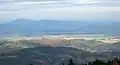 Vue depuis Wielka Sowa sur le massif Ślęża