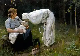 Nāve (Mort), 1897, Musée national des arts de Lettonie.