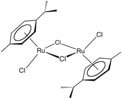Image illustrative de l’article Dimère de dichlorure de (cymène)ruthénium