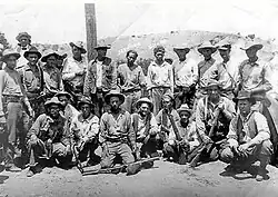 Le posse qui a capturé en 1922 Manuel Martinez et Placidio Silvas