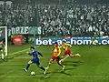 Autre image du même match.
