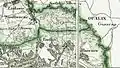 Rudka sur la carte topographique du Royaume de Pologne de 1839.