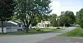 Maisons dans une rue de Roxton Falls (été 2011)