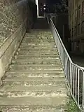 Les escaliers de nuit, en 2017.