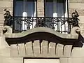 Le balcon du deuxième étage.