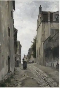 Stanislas Lépine, Rue Mont-Cenis, Montmartre, 1872,Dublin National Gallery of Ireland.