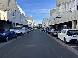 La rue en août 2022.