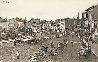 Rue Walowa au début du XXe&nbsp;siècle