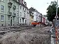 Évolution du chantier en juillet 2013