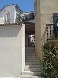 Rue de Sainte-Valière dans les anciens remparts.