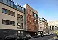 Logements rue des Tisserands à Koekelberg. Contrat de Quartier Vanhuffel