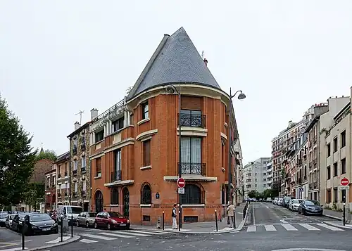 La maison de Joséphine Baker, rue du Lieutenant-Chauré.
