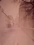 Vue de la rue en 1900 (photo d'Eugène Atget).