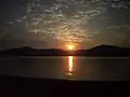 Coucher du soleil de Ruhondo.