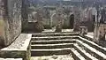 Cour interieure et gradins