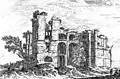 Ruines de l'ancien château à Saint-Germain-en-Laye.