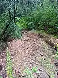 Le ruisseau de Naval vers Laure-Minervois en août 2025.