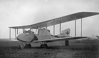Vue de l'avion.