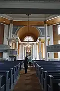 Vue intérieure de l'église