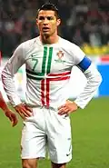 Cristiano RonaldoBallon d'Or 2008, 2013, 2014, 2016, 2017 Meilleur buteur de la Selecção portugaise.