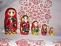 Matryoshka ou poupée russe, souvenir de Russie