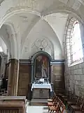 4e&nbsp;travée, vue vers l'est.