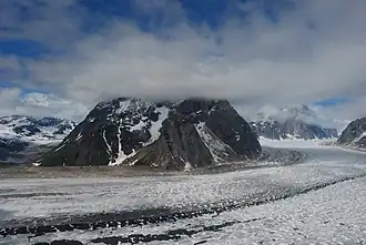 Vue du glacier.
