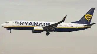 SP-RSM, l'avion détourné,photographié en janvier 2021.