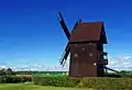 Le moulin en bois.