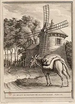 Image illustrative de l’article Le Mulet se vantant de sa généalogie