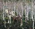 Au bois, 1905Huile sur toile,Musée Vaznetsov à Kirov