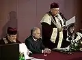 Père Ryszard Rumianek&nbsp;(pl)(à droite),recteur de l’université Cardinal Stefan Wyszyński&nbsp;(pl) de Varsovie [67]