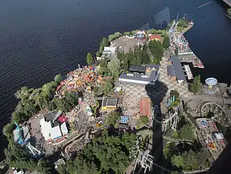 Särkänniemi vu de näsinneula.