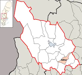 Localisation de Säter