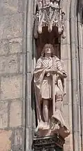 Statue de saint Georges (1847).