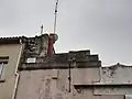 Vestige d'une fenêtre du château.