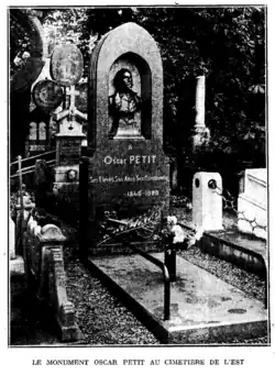Sépulture d'Oscar Petit (Le Grand Hebdomadaire Illustré n°25 du 20 juin 1926)