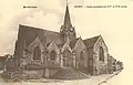 L'église paroissiale Saint-Pierre vers 1920 (carte postale).