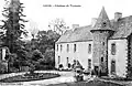 Le château de Tromeur vers 1920 (carte postale Vasselier).