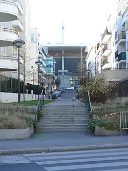 Un nouveau quartier entre le canal et le stade de France.