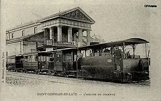Convoi vapeur au premier terminus.