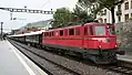 Locomotive cantonale avec « moustaches »