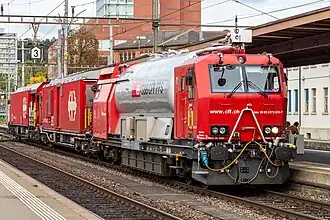 Train d'extinction et de sauvetage (TES) (Suisse).
